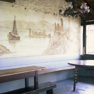 Marcia Breuer, Wenn das Wasser im Rhein gold’ner Wein wär’, Wandbild 1, 2008