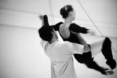 nocturne – Christian Spuck; Jason Reilly und Elena Tentschikowa, Stuttgarter Ballett, 2002, © Marcia Breuer