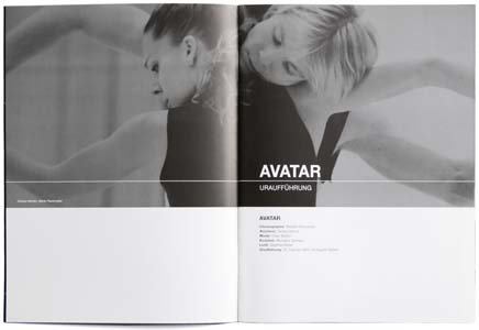 Beyond Ballet: Avatar – Matjash Mrozewski – Programmheft; Stuttgarter Ballett, 2005