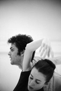 nocturne – Christian Spuck; Ivan Gil Ortega und Bridget Breiner, Stuttgarter Ballett, 2002, © Marcia Breuer