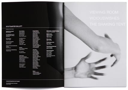 Neue Werke: Vicious Wishes – Marco Goecke – Programmheft; Stuttgarter Ballett, 2006